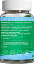 Sugar Free Chlorophyll Gummies, Vitamin B12 Zinc, Natural Deodorant, 60 Count Chewable Supplement
