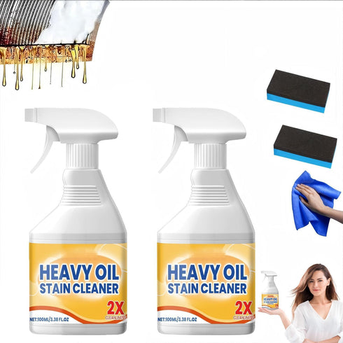 Wanban 2pc Heavy Duty Degreaser Cleaner Spray - Kitchen Heavy Oil Clean for