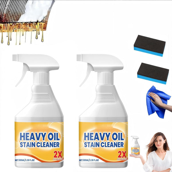 Wanban 2pc Heavy Duty Degreaser Cleaner Spray - Kitchen Heavy Oil Clean for
