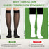 LIKAWEN 15-20 mmHg Sheer Compression Stockings for Women - Knee High Support Hose Compression Socks for Improving