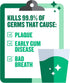 Listerine Freshburst Antiseptic Mouthwash, Kills 99% of Germs, Spearmint, 1 L, ADA Accepted