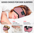 TOPOINT Silk Sleep Mask with Bluetooth Headphones, Eye Mask for Sleeping, Travel Meditation Music Headsets