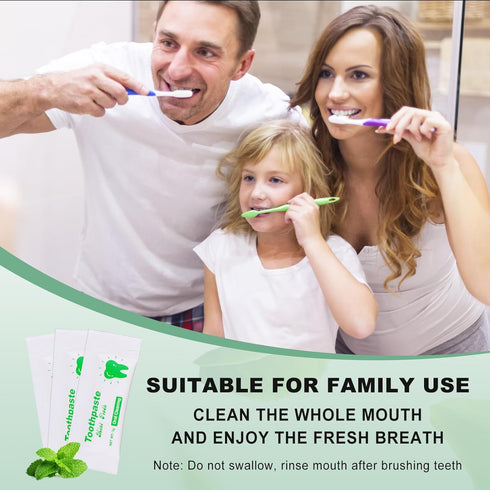 Pack 30,0.105 oz Too Small Bulk Travel Size Toothpaste of Extra Small Toothpaste Travel Size Bulk Mint Mini Disposable