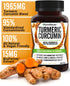 Turmeric Curcumin with BioPerine - 90 Veg Caps - 1965mg, Maximum Absorption for Joint Support, Non-GMO, Made in USA
