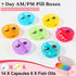 XHGWJSX 2 7 Weekly Pill Organizer Times a Day, Travel Pill Box Day with Large Opening, Pill Case with Handle, Pill