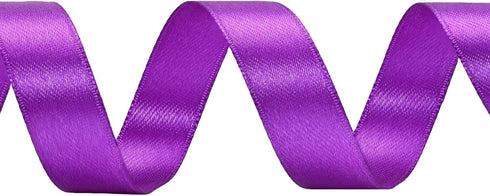Maclemon Double Face Satin Ribbon, Purple, 1-1/2 Inch Wide, 100 Yards for Gift Wrapping, Weddings, Party