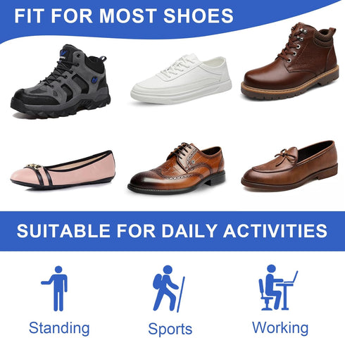 Skyfoot Heel Cups for Achilles Tendonitis, Heel Bone Spurs, Orthotic Inserts for Heel Pain Relief for Women and Men