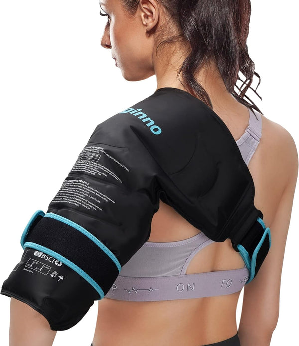 Shoulder Ice Packs for Injuries, Reusable Heat or Cold Therapy Gel Pack