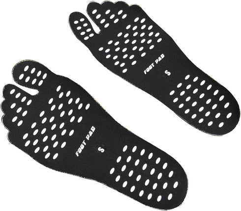 Invisible Barefoot Shoes, Flexible Feet Protect Anti-Slip Design for Pool, Park, Lawn, Street, Spa 3Pairs/Pack.(Small