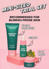 I Dew Care Skincare Set - Kitten My Balance On | Includes Kaolin, Heartleaf Extract, Foam Cleanser, Wash-off Mask, Serum