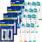 Replacement Heads for Oral B Braun - 16 PCS Floss Cross Sensitive Soft Electric Toothbrush Heads