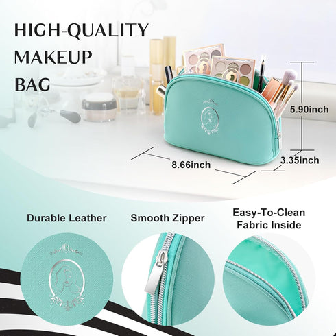 Color Nymph All In One Makeup Kit, Makeup Gift Set for Beginners with Eyeshadow Palette, Blush, Lipstick, and Bag