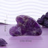 rosenice Gua Sha Facial Tools - Natural Scraping Massage Tool for Skincare Routine, Purple