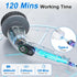 Zurostcae 550 3 8 IPX7 Electric Spin Scrubber, RPM Cordless Home Cleaning Brush with Extended Handle, Speeds