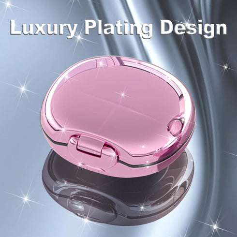 VirgoCCY 6 Travel Pill Organizer, Compartments Portable Pill Case, Luxury Plating Design, Weekly Pill Organizer