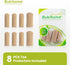 Bukihome 8 PCS Silicone Toe Protectors, Closed Toe Fabric Sleeve Protectors for Pain Relief (2PCS Large + 6PCS Medium)