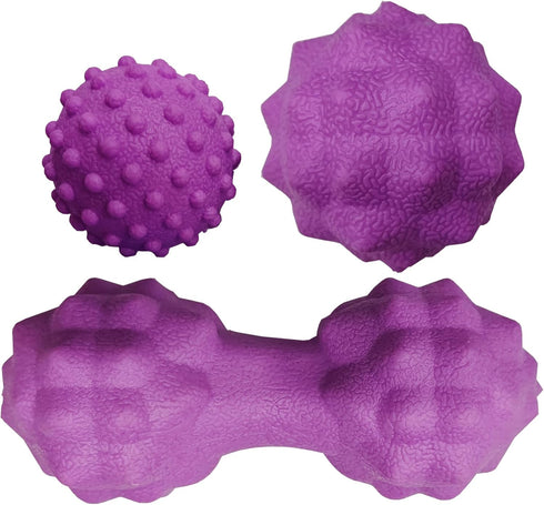 Massage Ball Set, Plantar Fasciitis Relief Foot Pain Therapy - Trigger Point,
