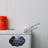 RAMIEYOO Designer Bathroom Signs Do Not Flush Rules for Septic System, Please Flush Only Toilet Paper, Great for Home,