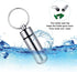 12 Pieces Portable Pill Case, Mini Waterproof Aluminum Keychain Pill Container for Medications, Vitamins, and