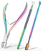 Utopia Care Cuticle Trimmer Set with Cuticle Pusher, Professional Nail Kit, Sharp Cuticle Nippers and Remover Tool