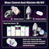 Small Vibrating Butt Plug with Flashing Light Base for Anal Pleasure