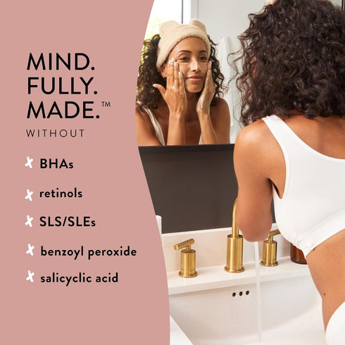 The Honest Company Honest Mama's Gotta Glow Face and Body Wash | Pregnancy-Safe Clarifying + Exfoliating AHA Cleanser |
