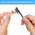 7 Pieces Hearing Aid Cleaning Tools, Amplifier Cleaning Brush and Magnet, Kit with Velvet Bag