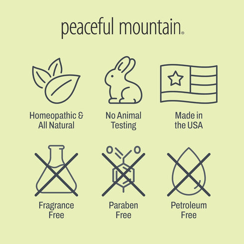 Peaceful Mountain Back, Neck and Sciatic Rescue, 2oz for Discomfort Relief