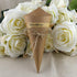 50Pcs Kraft Paper Cones for Bouquet Wrapping, Wedding Confetti Candy Gift Flower Holder with Hemp Ropes for DIY Decor