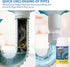 QIUMICO (4PC) Wild Tornado Sink and Drain Cleaner, Wild Tornado Pipe Dredge, Powerful Sink and Drain Cleaner Powder