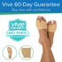ViveSole Metatarsal Foot Pad (4 Pcs) - Cushions for Metatarsalgia Pain Relief, Forefoot Sleeve with Gel Insert