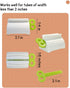 Toothpaste Squeezer, 6 Pcs Multi-Purpose Tube Squeezers, Rolling Toothpaste Holder Stand by MoHern