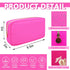 Waterproof Small Makeup Bag Pouch for Purse,Nylon Travel Toiletry Storage Bag Cute Preppy Cosmetic Bag for Women Girl,Waterproof Makeup Organizer Bag Skincare Bag Purse with Zipper(Small-Hot Pink)