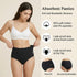 VEOPRIHGH 3 Pack Washable Incontinence Underwear for Women High Absorbency Leakproof Women Period Panties, Menstrual