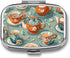STVNKML Teapot and Mug Pill Box Travel Pill Organizer 2 Compartment Weekly Pill