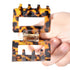 Tortoise Shell Ponytail Cuffs, Elastic Hair Band Hair Tie, Leopard Design for Women Girls, Pack of 3