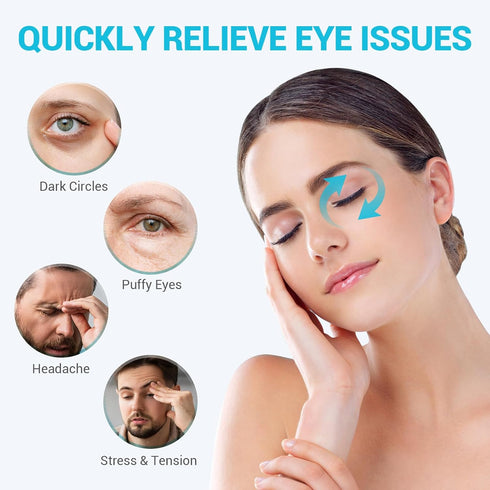 Comfytemp Cold Gel Eye Mask, Reusable Cold Compress Sleeping Mask for Puffy Eyes, Dry Eyes, Dark Circles, Migraines