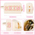 Sotiff 3 Pcs Preppy Patch Makeup Bag Hair Face Skin Cosmetic Bag Travel Toiletry Bag for Women Chenille Letters Patch Bag with Handle Waterproof Portable Preppy Purse Zipper Pouch for Girls