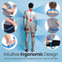 Mount Plus MP005 Handheld Back Massager Tool | Neck Massager | Trigger Point Therapy for Fibromyalgia Pain Relief (1