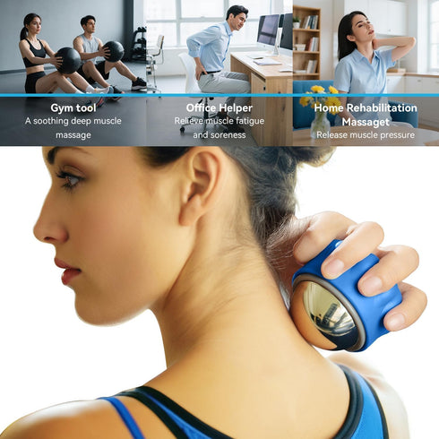 iECO Cold Massage Roller - Therapeutic Ice Roller for Deep Tissue Relief