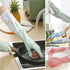 3pcs Dishwashing Cleaning Gloves, Waterproof Reusable Kitchen Long Gloves for Laundry, Cleaning, Working, Gardening