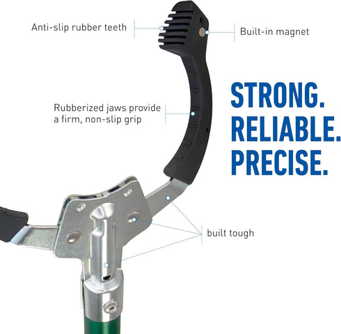 Unger Professional 36” Nifty Nabber, 2 Count – Grabber Tool & Trash Picker with Built-in Magnet
