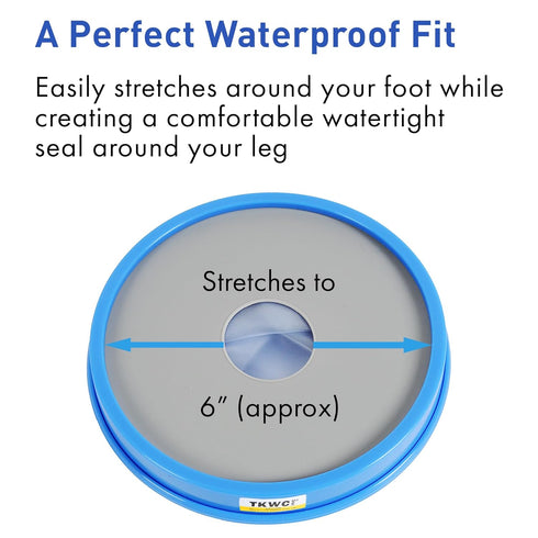 Waterproof Leg Cast Cover for Shower - Watertight Foot Protector for Foot & Ankle