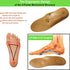 Thin Leather Insoles for Men, Arch Support for Pain Relief from Heel Spurs and Plantar Fasciitis, Brown, Women's