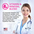 VPLab Ultra Women's Multivitamin Formula, Essential Daily Vitamins for Hair, Skin & Nails, 90 Caplets
