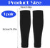 Macuezu Black Pre Cut Socks, Cut Socks Soccer Leg Sleeves for Men, Elastic Soccer Shin Guard Sleeves for Sports, Shin
