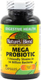 Natures Blend Mega Probiotic Capsules, 60 Count