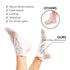 Original Derma Beauty Foot Mask 12 Pairs Intense Hydration Avocado Oil Moisturizing Foot Mask Set Body Exfoliator Callus Remover Foot Masks Foot Bath Pedicure Supplies for Beauty & Personal Care