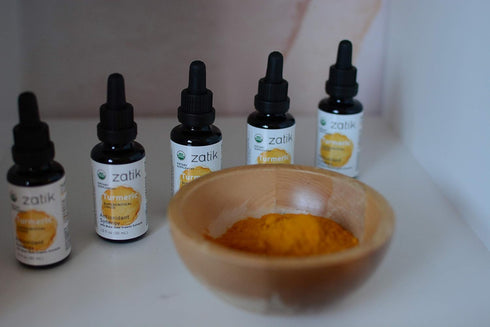 Zatik Naturals Turmeric Supercritical Liquid Synergy with Black Seed, 1.0 fl oz, Organic, Vegan