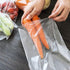 3 Rolls Plastic Bags Disposable Food Storage - 3 Sizes, 240pcs Bags
